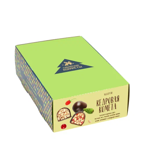 №2 Кедровая комета Ассорти (9429) (классика, клюква, шишка, земляника), 540г   в Сальске