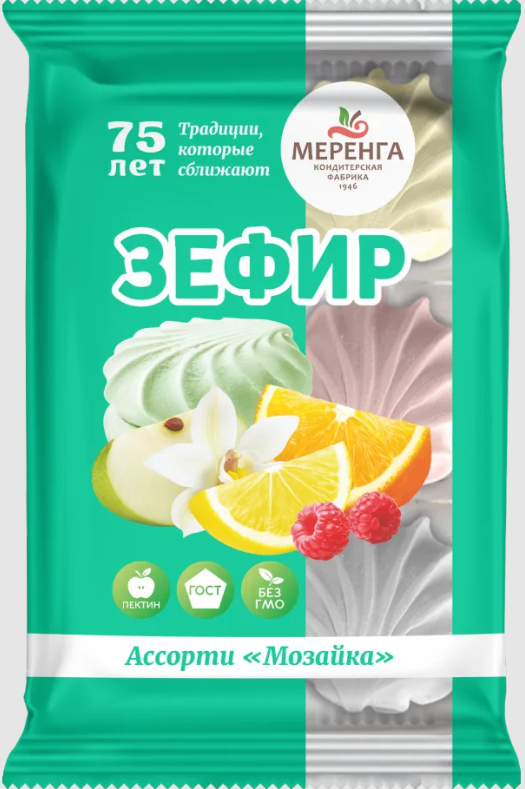 №1 Меренга Зефир Мозайка, 270г  в Сальске