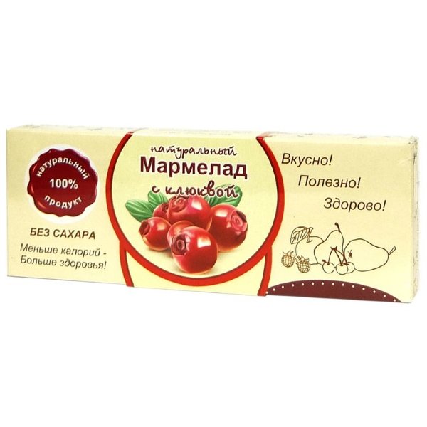 №2 Мармелад натуральный "Клюква" 140г в Сальске