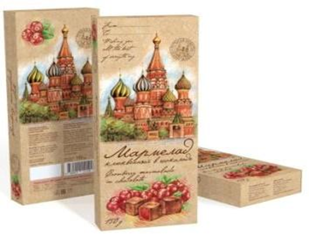  Сладарт Мармелад Клюквенный в тёмном шоколаде, 150г  в Сальске